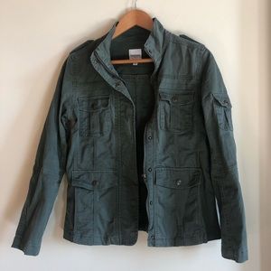 KENSIE JEANS UTILITY GREEN JACKET